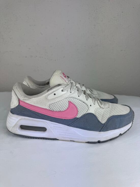 Nike Shoes - Nike Women's White, Pink & Gray Air Max-Style Sneakers